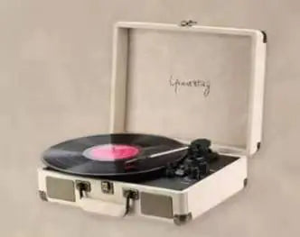 Portable Mini Smart Record Player with Bluetooth Speaker - Kia Day Design