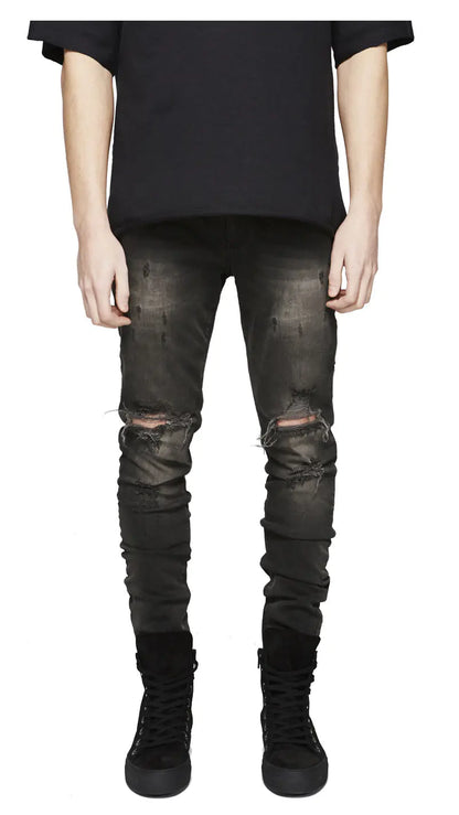 Street Men's Knee-Skinny Jeans