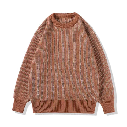 Retro Loose Fit Pullover Sweater - Kia Day Design