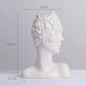 Nordic Simple Matte White Ceramic Body Vase - Kia Day Design