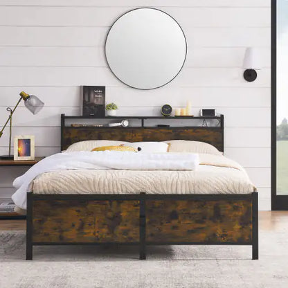 Queen Wrought Iron Bed Frame - - bed frame