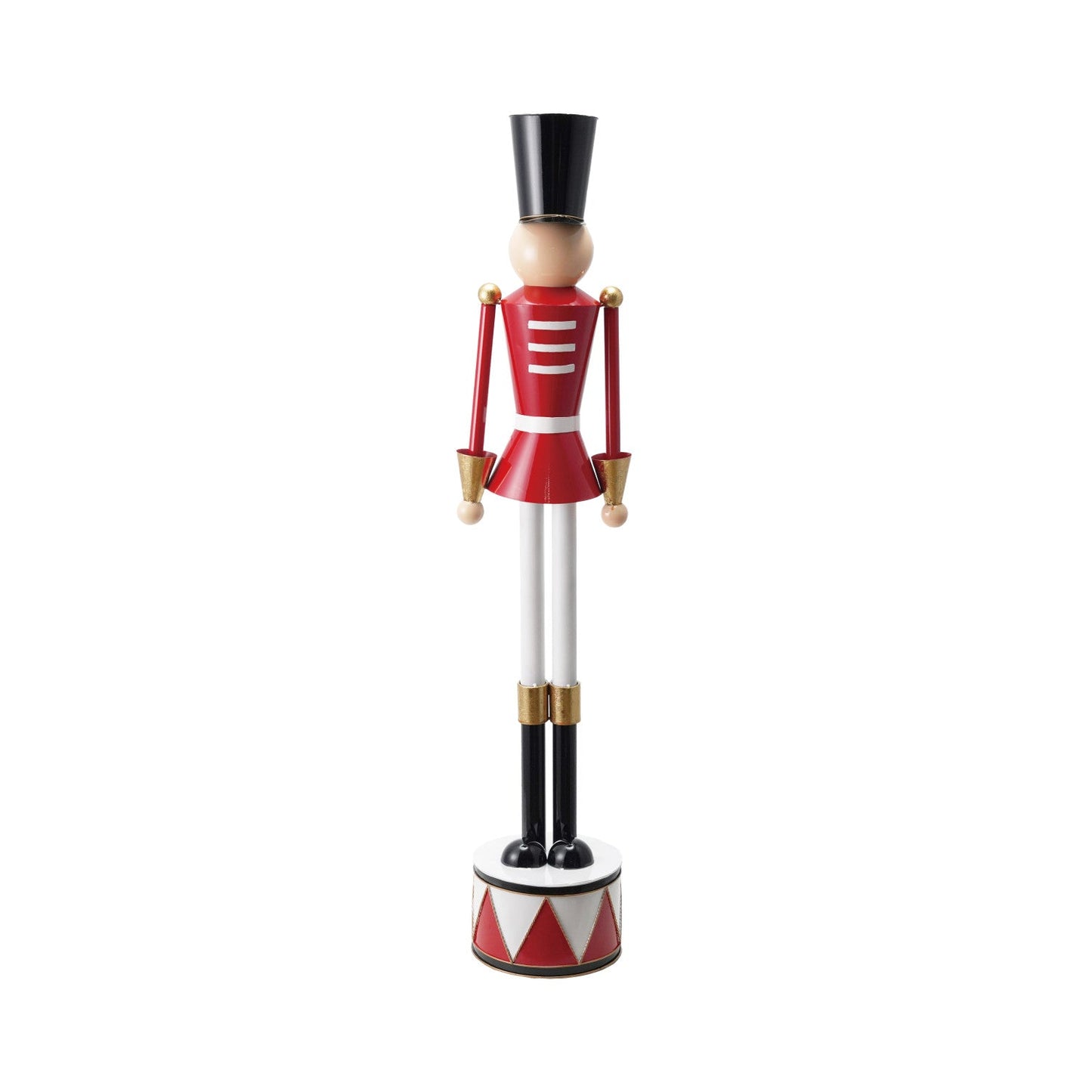 Jumbo Metal Soldiers on Drum Bases - Small - Christmas