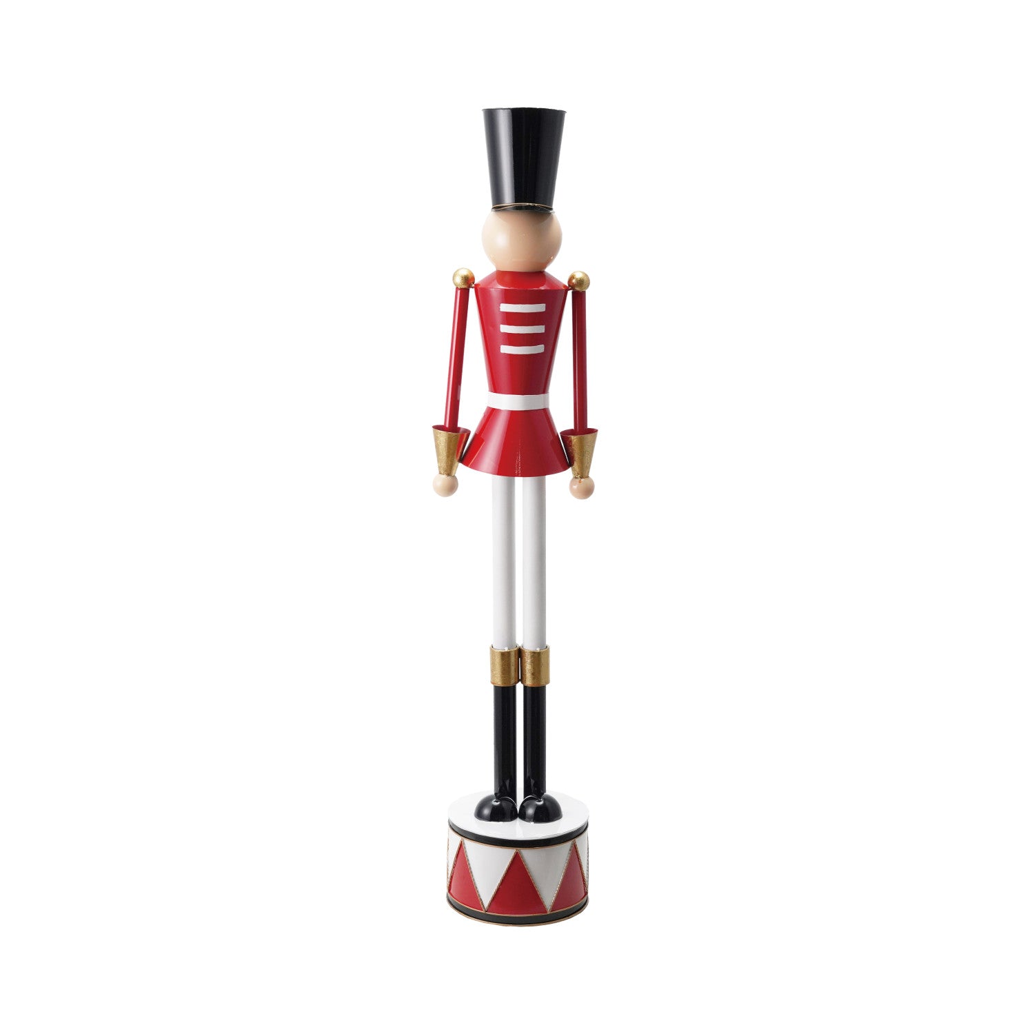 Jumbo Metal Soldiers on Drum Bases - Small - Christmas