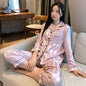 Silk Striped Pajama Set