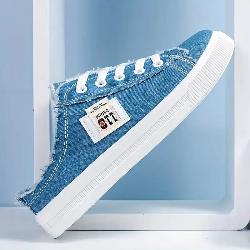 Flat Slip-On Canvas Sneakers - Kia Day Design