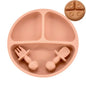 Baby Silicone Plate Set Orange