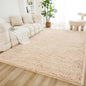 Litanika 9x12 Fuzzy Area Rug for Living Room Bedroom Beige Fluffy Shag Furry Nursery Kids Girls Boys Playroom Rug Soft Plush Shaggy Bedside Decor Carpet Non-Slip Non-Shedding Indoor Floor Rug Kia Day Design