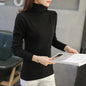 Long Sleeve Slim Fit Knitted Turtleneck Sweater - Kia Day Design