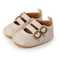 Multicolor Retro Leather Shoes Baby Light beige 7-12 Months