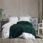 Hobby Double New Fancy Blanket Set - Green Kia Day Design