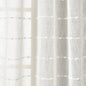 Sheer Textured Grommet Window Curtain Panel Pair - Kia Day Design