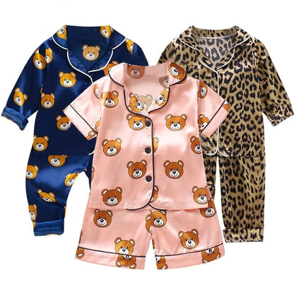 Childrens Pajamas Set Baby Suit