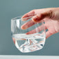Nordic Colorful Rainbow Glass Drinking Cup - Transparent snow mountain - drinkware