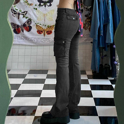 Retro Low Rise Jeans - Kia Day Design