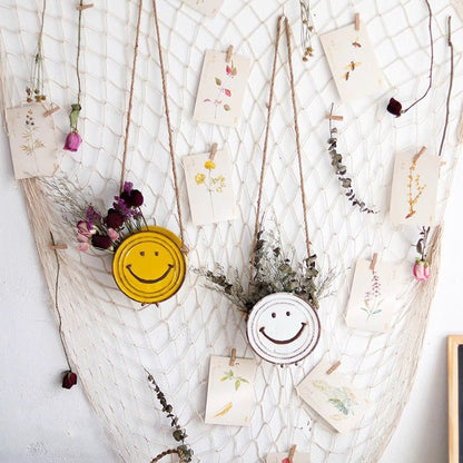 Happy Face Hanging Planter - -