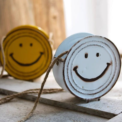 Happy Face Hanging Planter - -