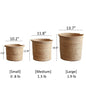 Natural Cylinder Storage and Planter Basket - Large -