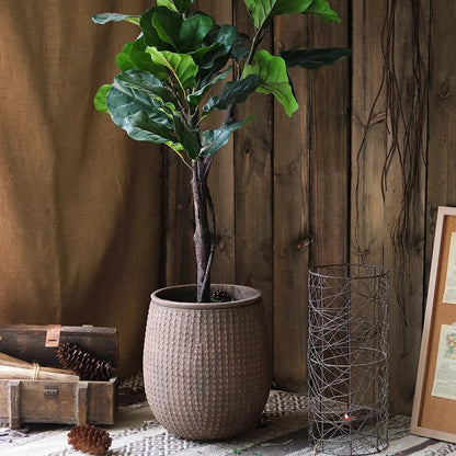 StoneNest Textured Planter - -