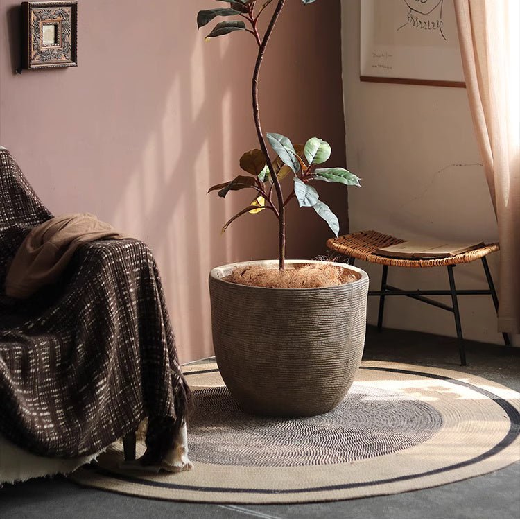Vintage-Style Outdoor Planter - -