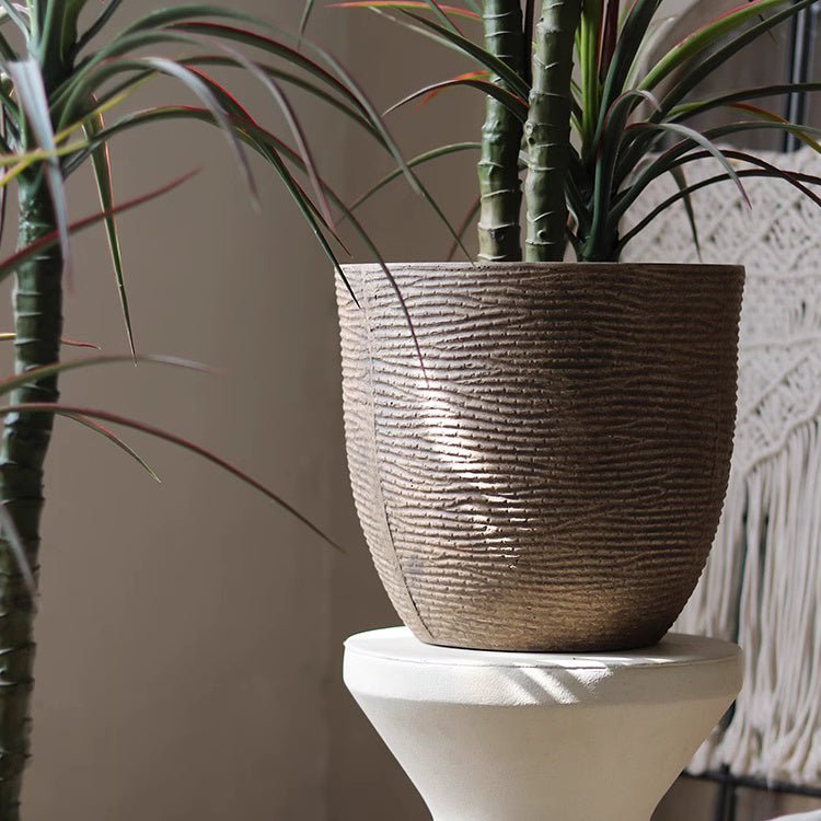 Vintage-Style Outdoor Planter - -