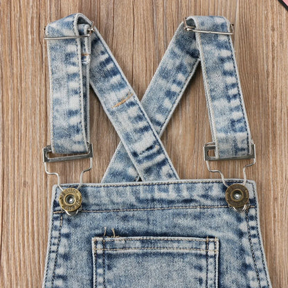 Unisex Denim Overalls