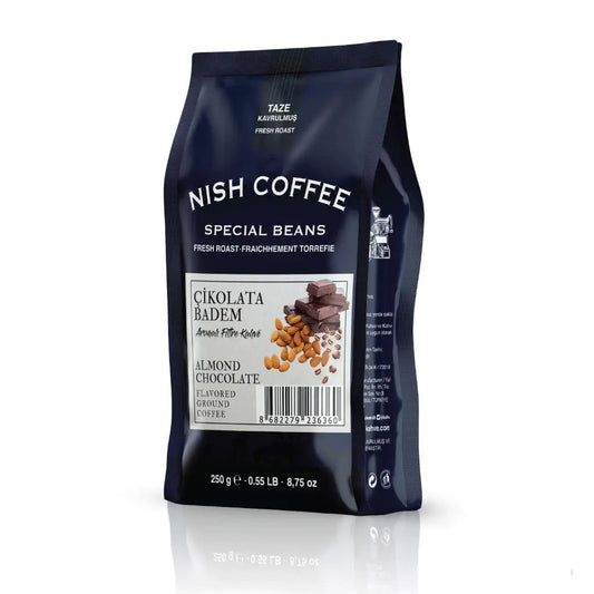 Nish Chocolate Almond Flavored Filter Coffee 250 Gr - Kia Day Design