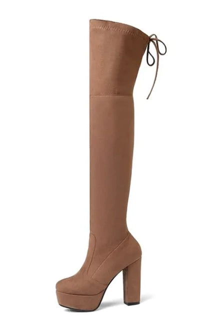 Women's Over the Knee Boots - Kia Day Design