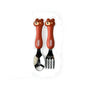 Spoon Fork Set Brown Bear 2 Pieces