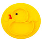 Baby Duck Shape Silicone Plate Yellow