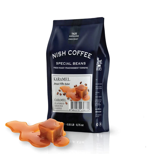 Nish Caramel Flavored Filter Coffee 250 Gr - Kia Day Design