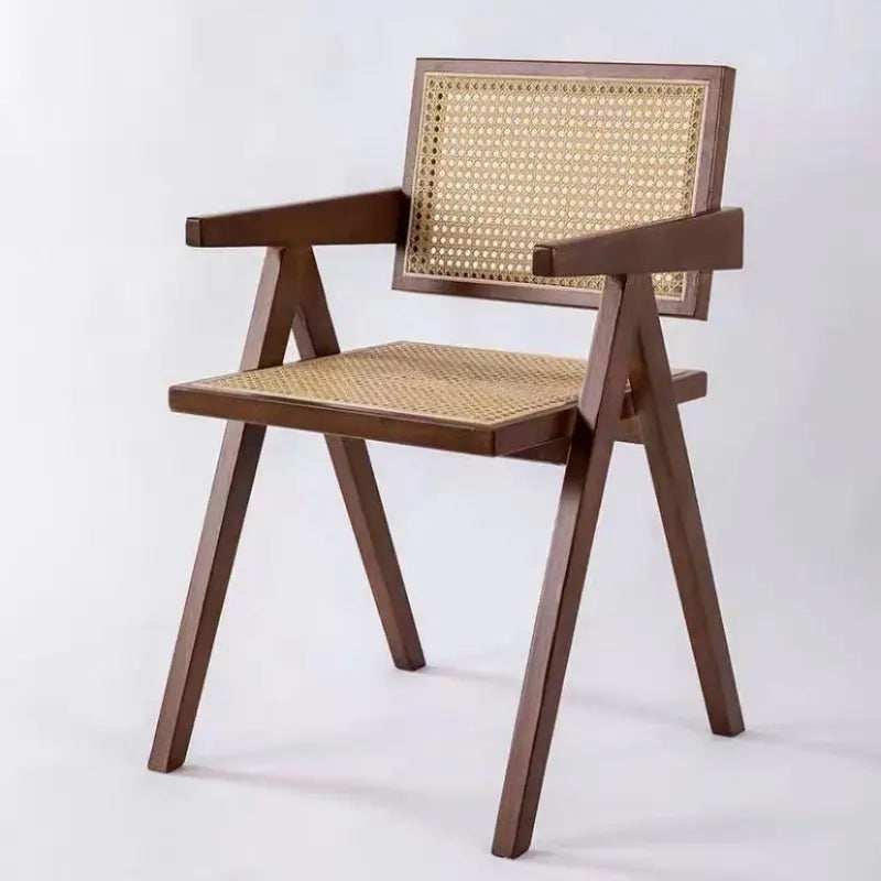 Nordic Solid Wood Rattan Chair Kia Day Design