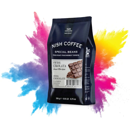 Nish Swiss Chocolate Flavored Filter Coffee 250 Gr - Kia Day Design