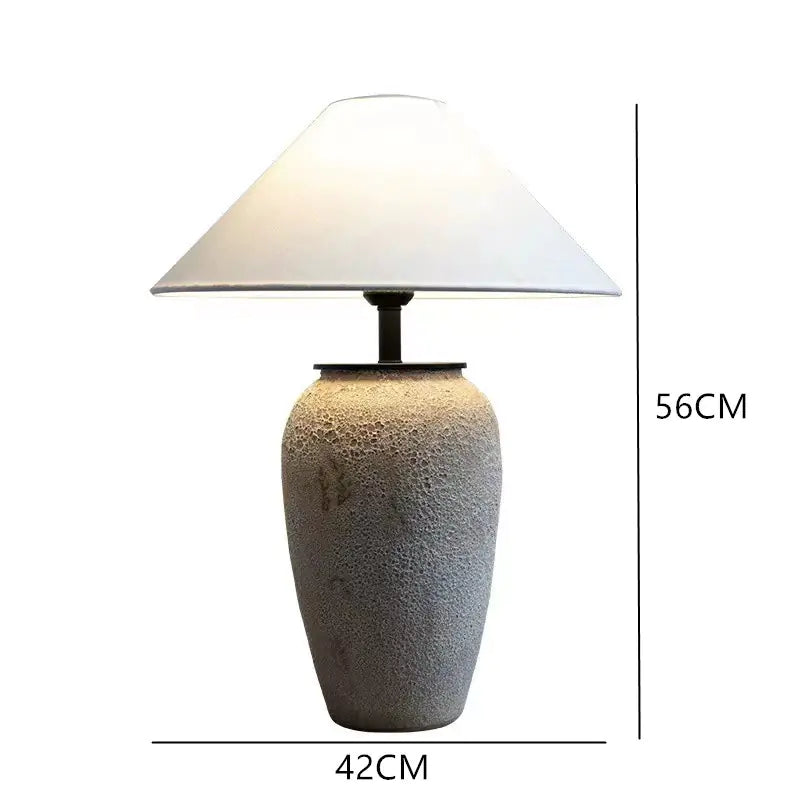 Zhongshan Ceramic Table Lamp - Vintage Japanese Style Kia Day Design