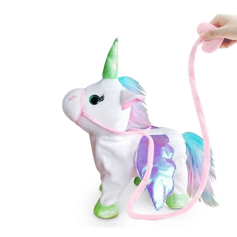 Electric Walking Unicorn Plush Toy