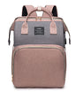 Baby Diaper Bag Pink silk screen