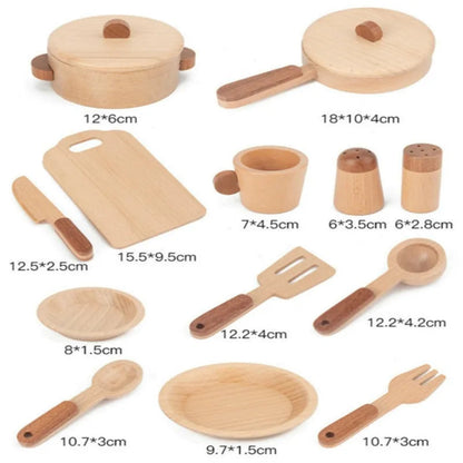 Log Wooden Kitchen Toy Kia Day Design