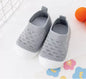 Baby Non-Slip Soft Sole Walking Shoes for Spring and Autumn Grey