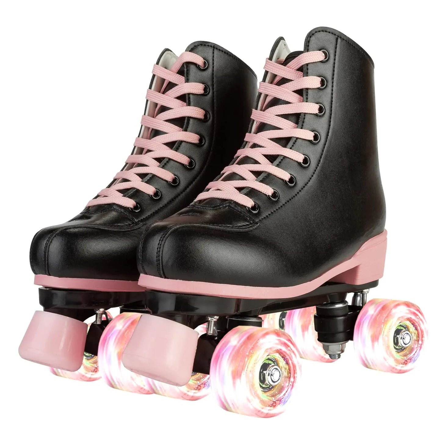 Magnitt Roller Skates Double-Row Four Wheel Skates - Back 24cm 9.44in-Women's 7 Men's 5.5 - skates