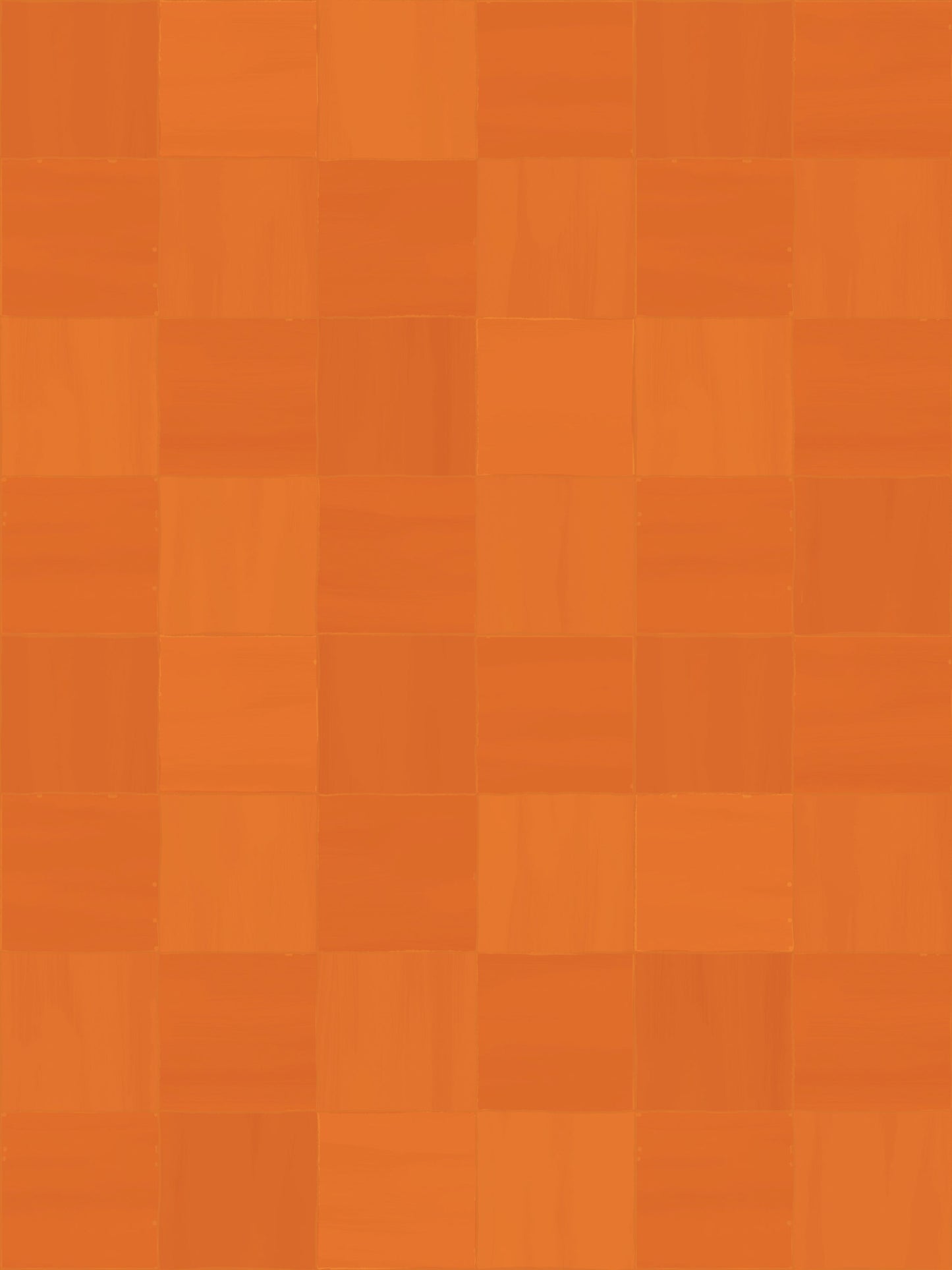 Zellige Wallpaper, orange- Samantha Santana Creative- {{Product type}}