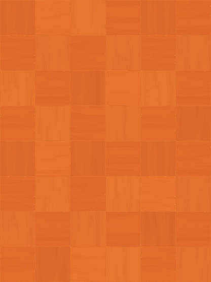 Zellige Wallpaper, orange- Samantha Santana Creative- {{Product type}}