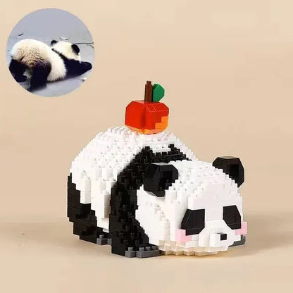 Cute Panda Series Building Block Toys Kia Day Design