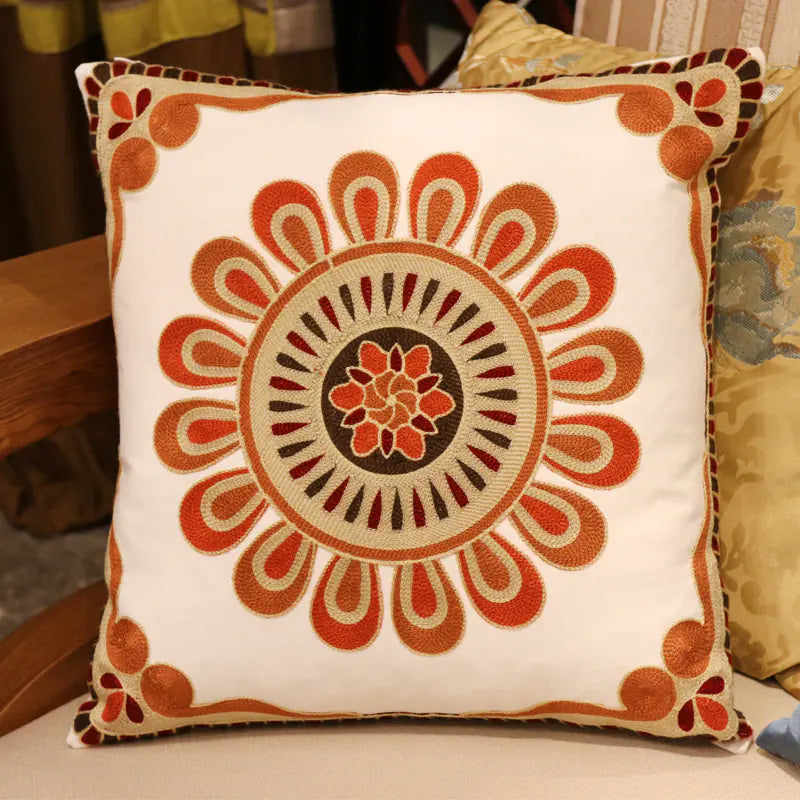 American Cotton Decorative Pillow Cover for Sofa Kia Day Design