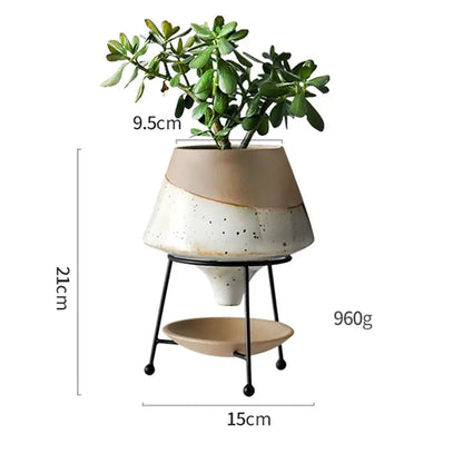 Creative Ceramic Flowerpot - Kia Day Design