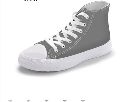 High Top Canvas Sneakers - Kia Day Design