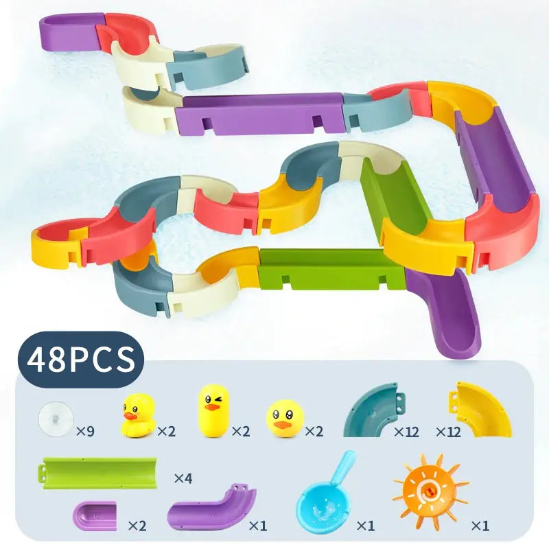 Duck Slide Baby Bath Toys