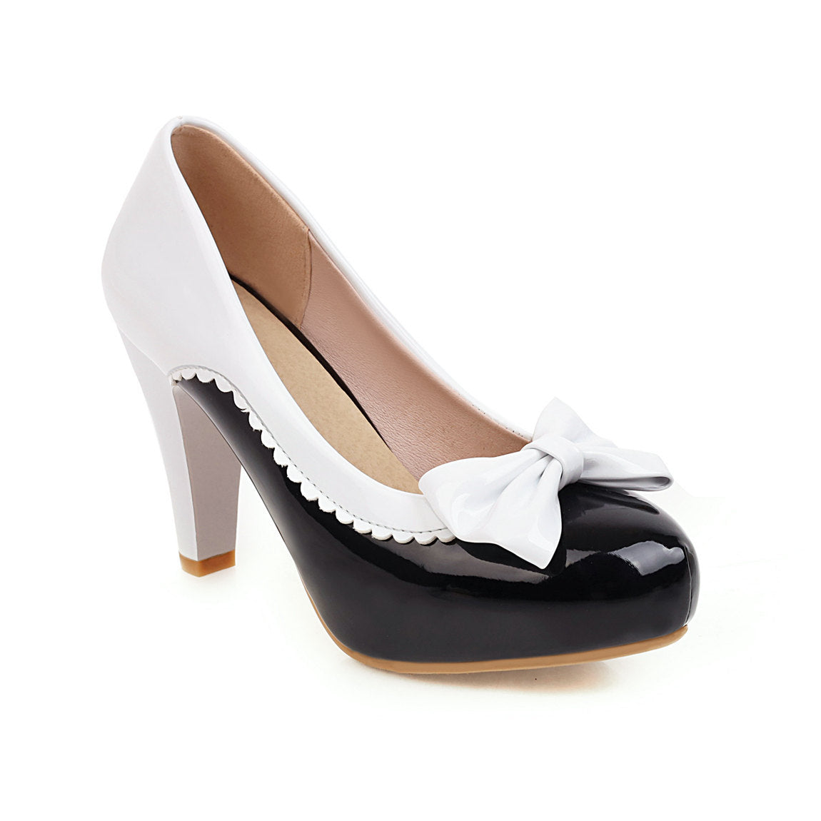 Colorful Princess Bow High Heels and Flats - Black 39 - heels