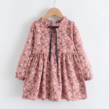 Girls Princess Dress Floral Dress pink white