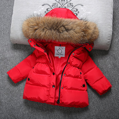 Baby Down Jacket for Boys and Girls - Red - Coat