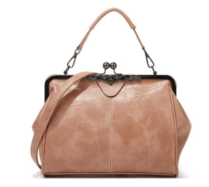 Retro Shoulder Crossbody Bag - - handbag