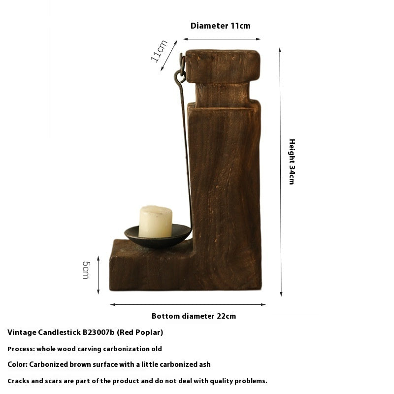 Handmade Candlestick Vintage Furnishings Ornaments - - Candlestick